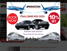 Tablet Screenshot of princetontaxiservice.com